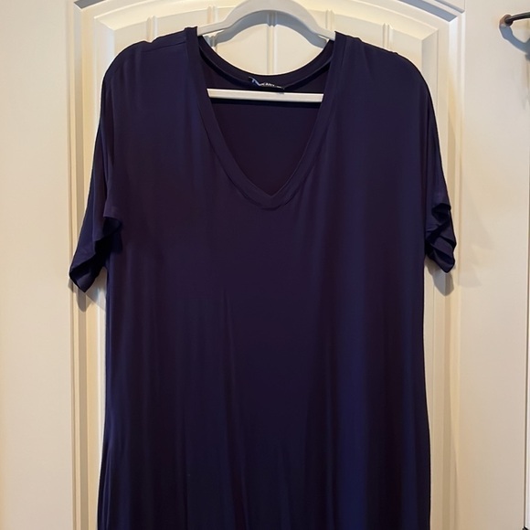 BUNDLE of two V-neck Long soft casual maxi dresses size XXL - Picture 10 of 15